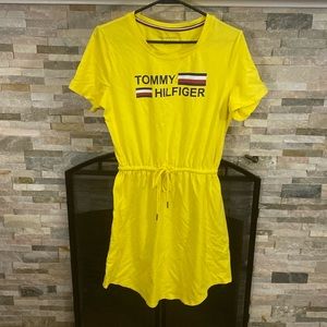 Woman Yellow Tommy Hilfiger Dress Size Small